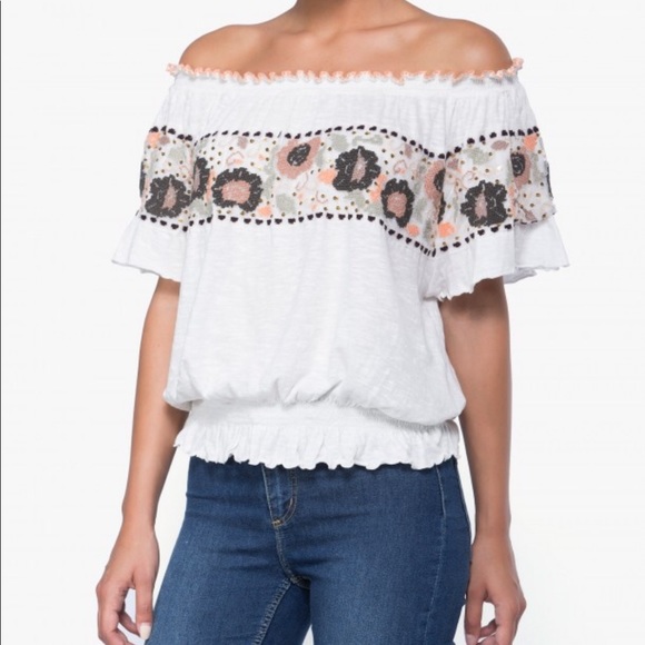 Free people sienna off the shoulder top - Picture 3 of 5